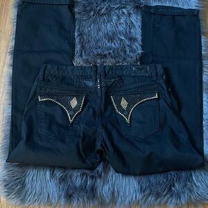 Robin's Mens Black Jeans